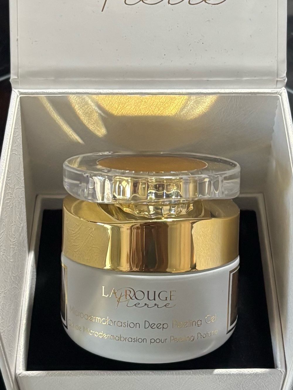 LA Rouge Pierre Crystal Collection Microdermabrasion Deep Peeling Gel